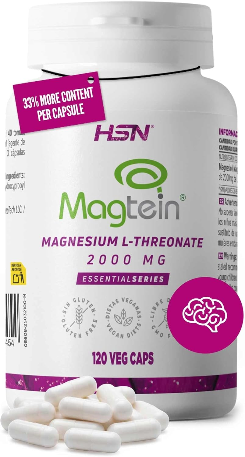 HSN Magnesio L-Treonato — Soporte cognitivo y sueño profundo