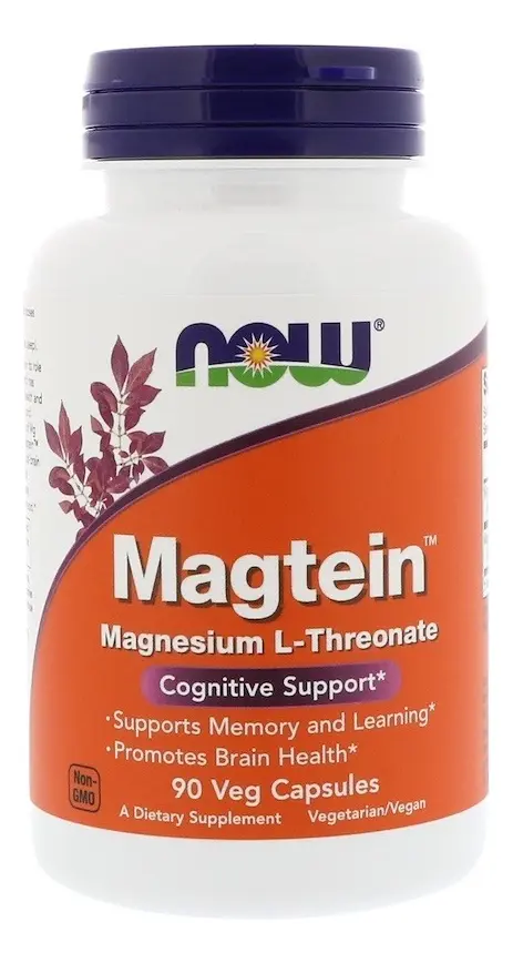 Now Foods Magnesio L-Treonato — Soporte cognitivo y sueño profundo