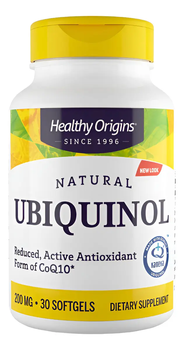 Healthy Origins Ubiquinol CoQ10 — Mitocondria y cardiovascular
