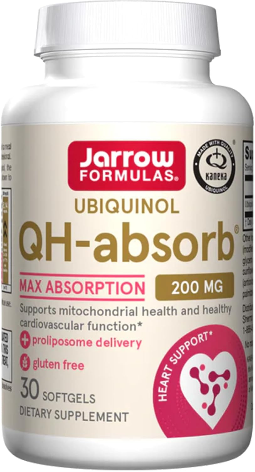 Jarrow Formulas Ubiquinol CoQ10 — Mitocondria y cardiovascular
