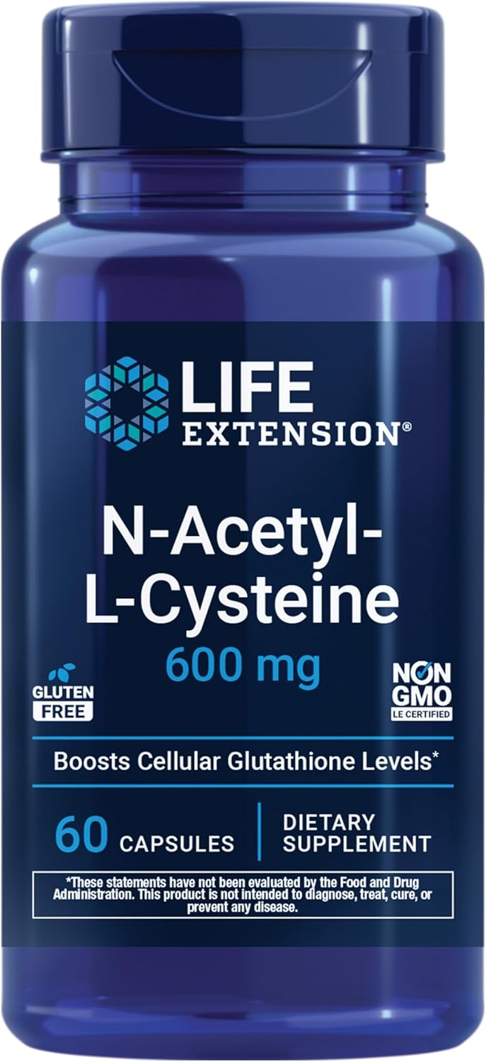Life Extension N-Acetil-L-Cisteína (NAC) — Glutatión y detox