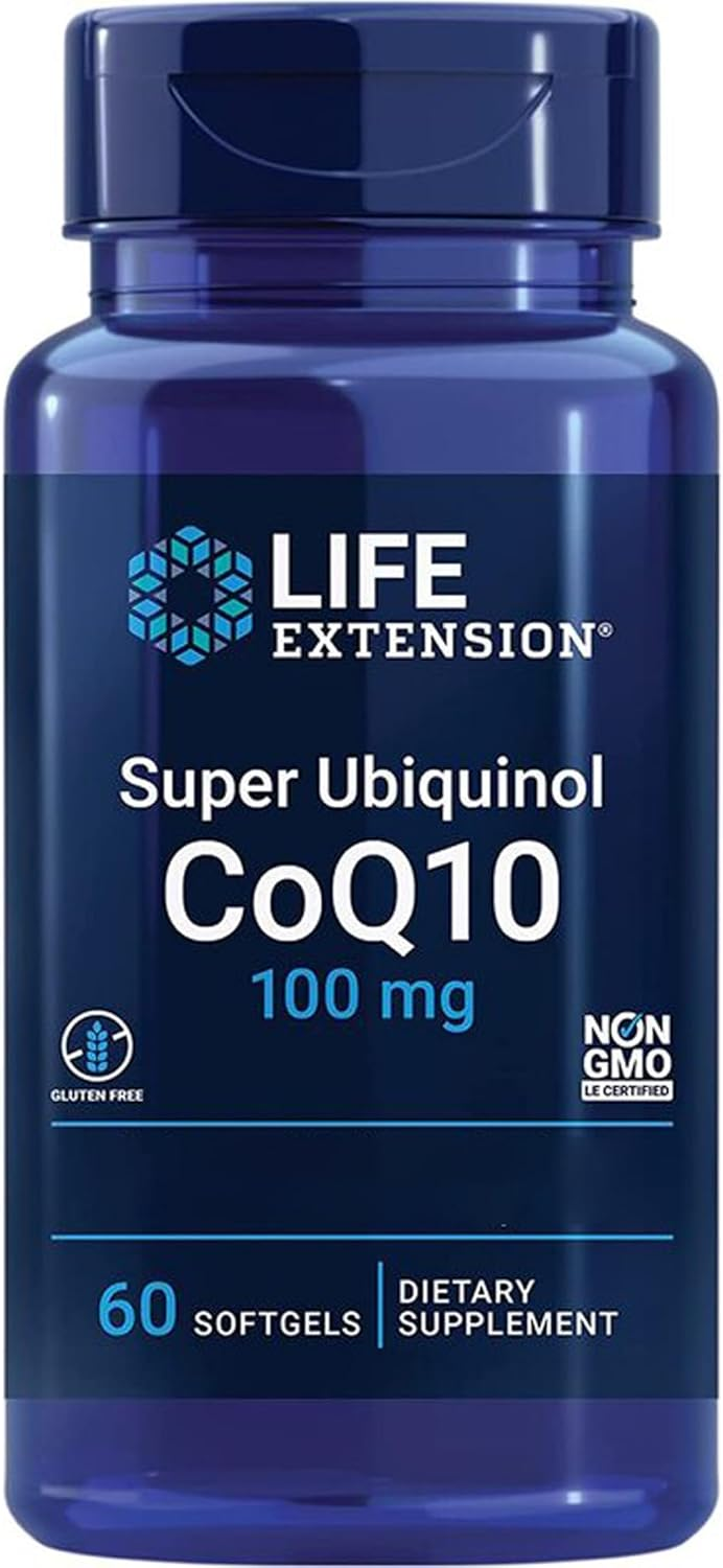 Life Extension Ubiquinol CoQ10 — Mitocondria y cardiovascular