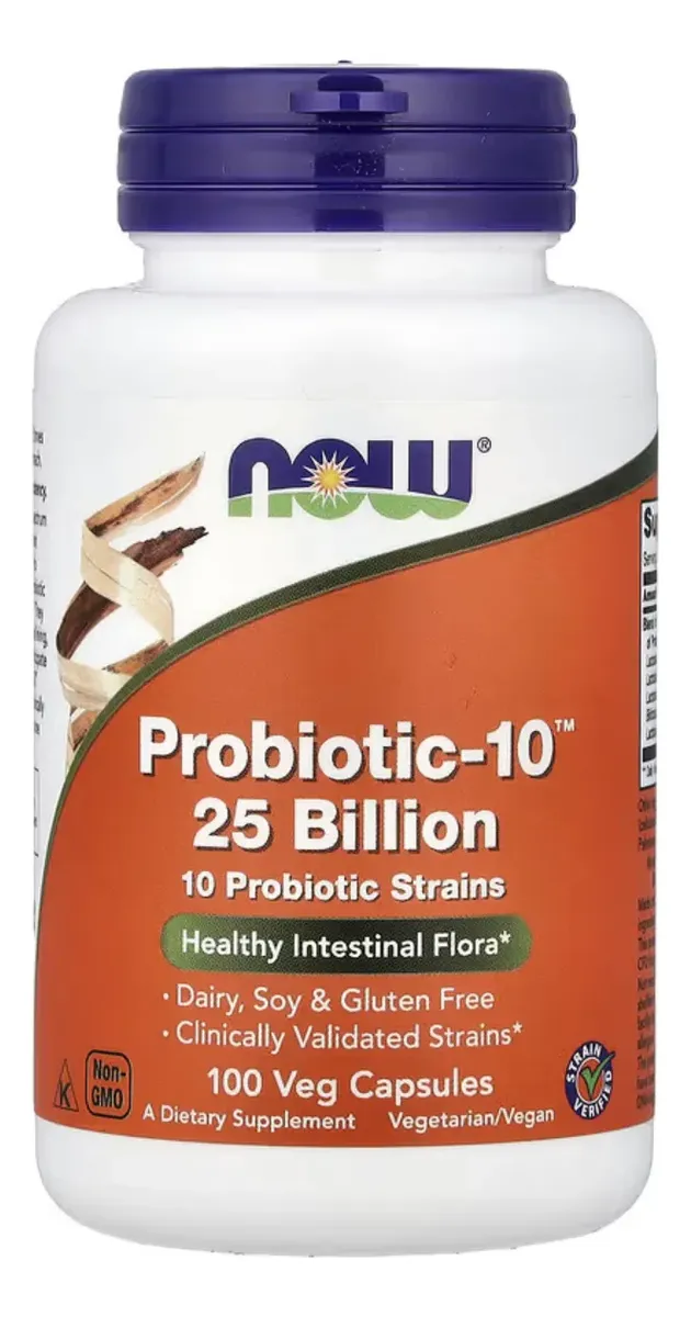 Now Foods Eje Intestino-Cerebro — Psicobiótico y modulación vagal