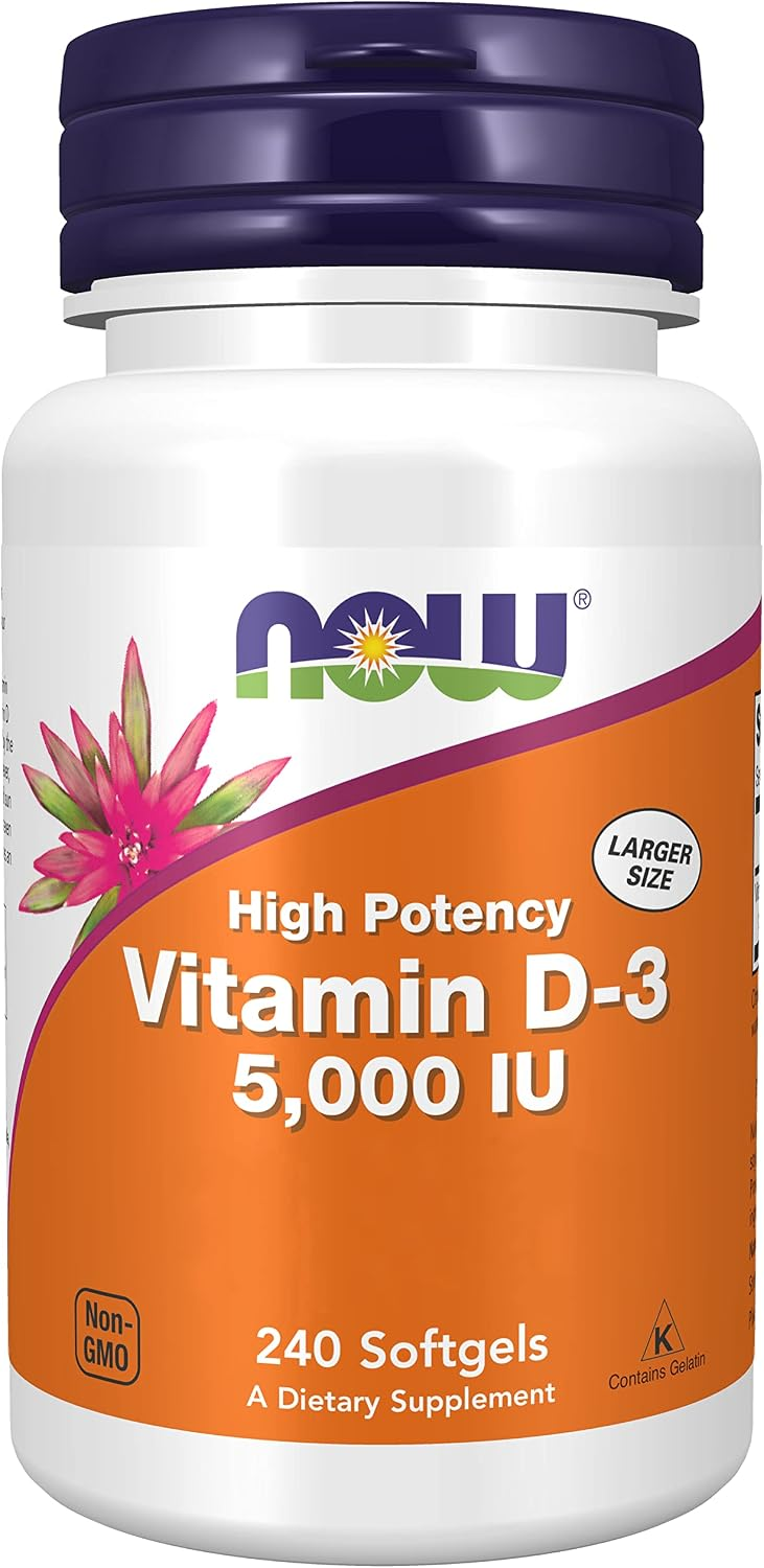 Now Foods Vitamina D — Hormona solar, inmunidad y eje óseo-muscular