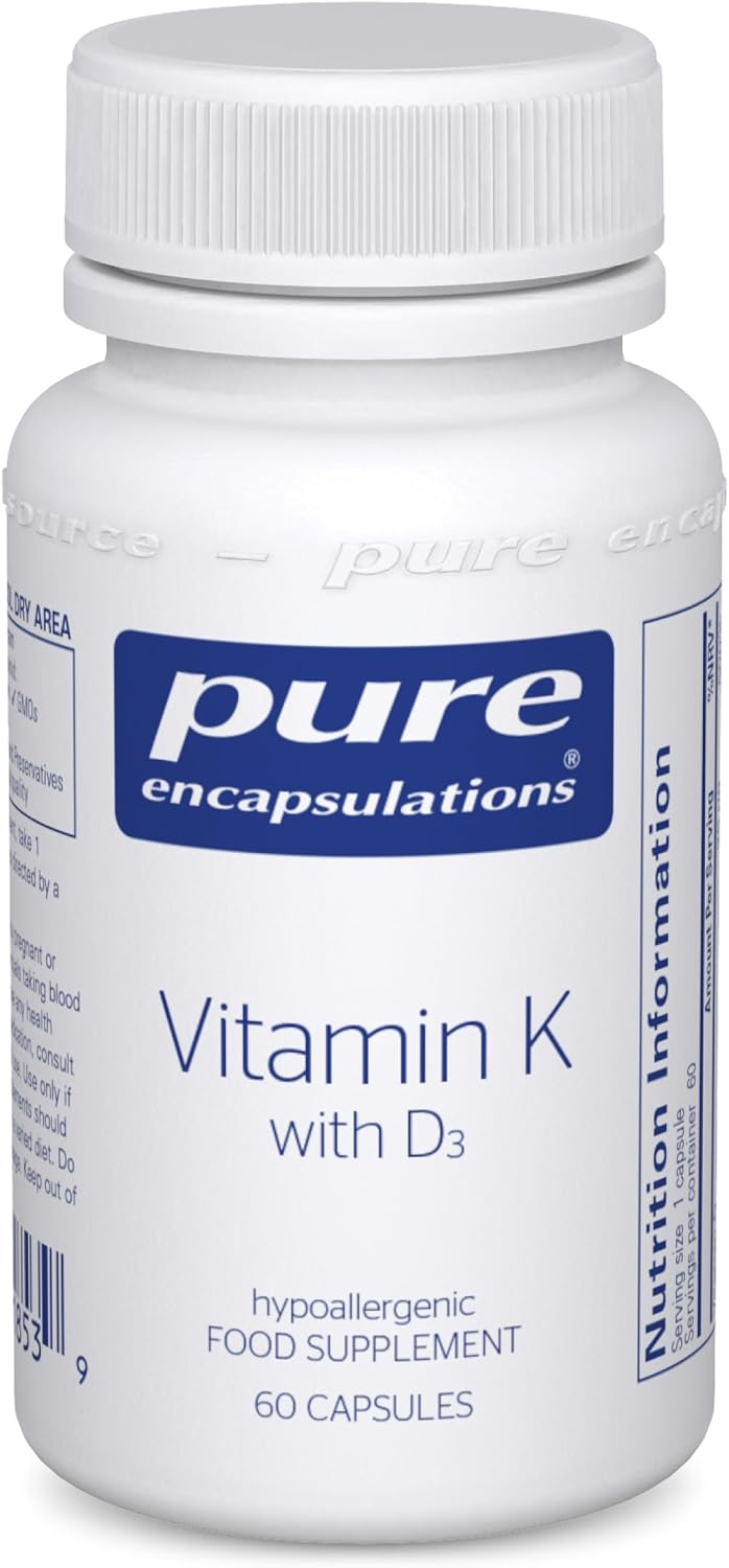 Pure Encapsulations Vitamina D — Hormona solar, inmunidad y eje óseo-muscular