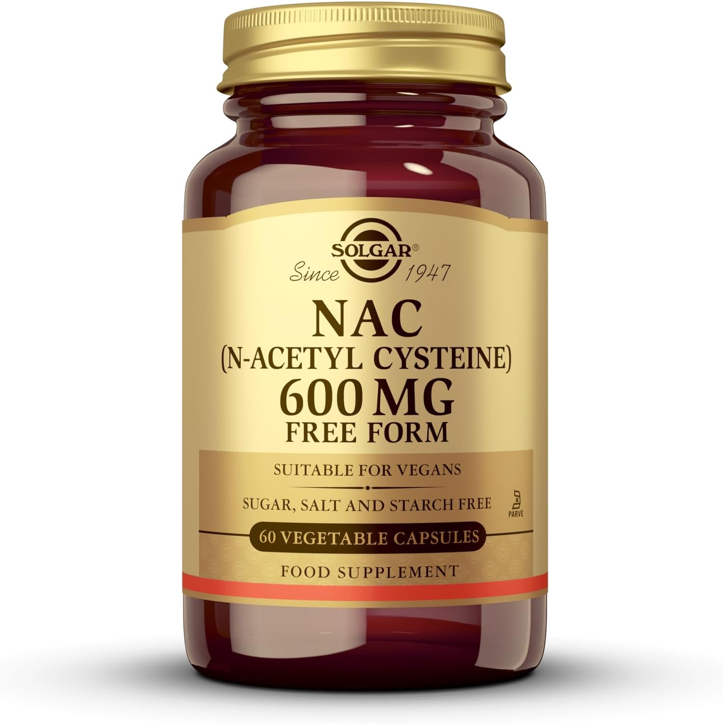 Solgar N-Acetil-L-Cisteína (NAC) — Glutatión y detox